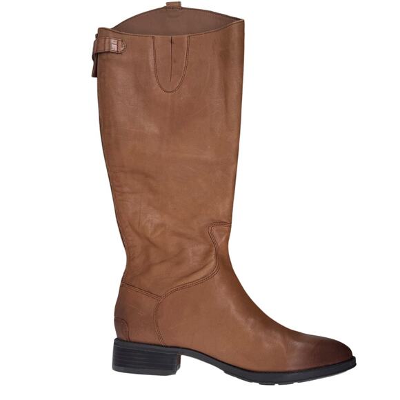 SAM EDELMAN Penny Riding Boot NEW $200 Whiskey Leather Zip Size 10 (41) - Picture 5 of 13